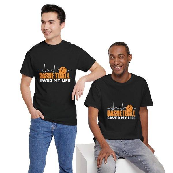Basketball Saved My Life Unisex Heavy Cotton Tee