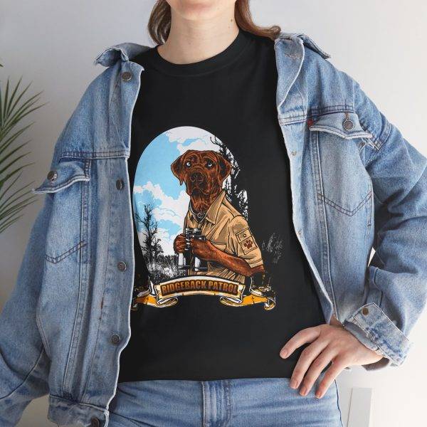 Rugged Adventure Dog Tee - Unisex Heavy Cotton T-Shirt with Outdoor Vibe