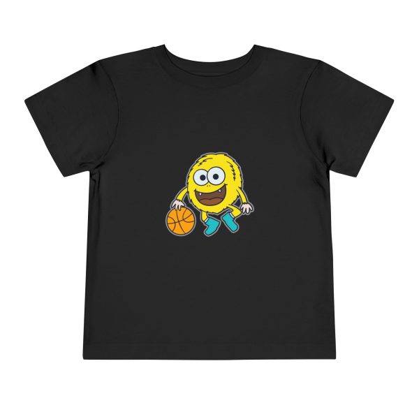 Fun Basketball Toddler Tee - Playful Cartoon Design for Kids Fun Basketball Toddler Tee - Playful Cartoon Design for Kids