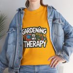 Gardening is My Therapy Unisex Heavy Cotton Tee - Perfect for Garden Lovers