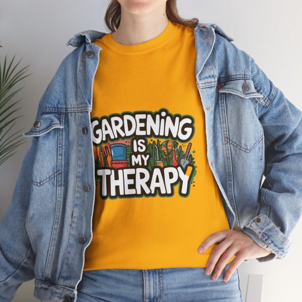 Gardening is My Therapy Unisex Heavy Cotton Tee - Perfect for Garden Lovers