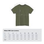 American Veteran Military Green Color T-Shirt For Unisex Heavy Cotton Tee