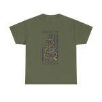 American Veteran Military Green Color T-Shirt For Unisex Heavy Cotton Tee