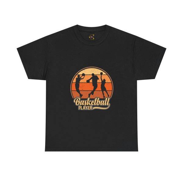 Basketball Player Black Color T-Shirt For Unisex Heavy Cotton Tee Basketball Player Black Color T-Shirt For Unisex Heavy Cotton Tee