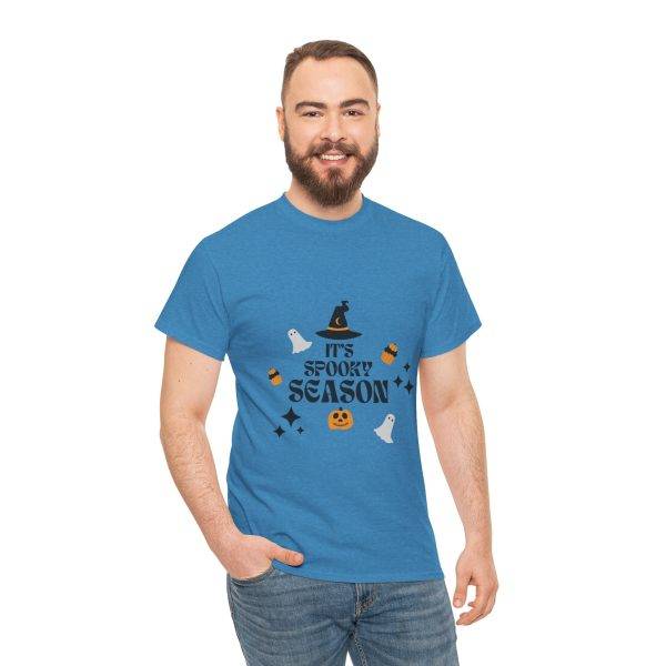 Halloween It's Spooky Season Blue Color T-Shirt For Unisex Heavy Cotton Tee