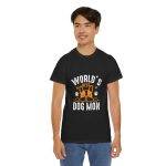 World's Best Dog Mom Unisex Heavy Cotton Tee - Perfect Gift for Dog Lovers