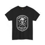 SPECIAL FORCES SILENT DEADLY 1979 Black Color T-Shirt For Unisex Heavy Cotton Tee