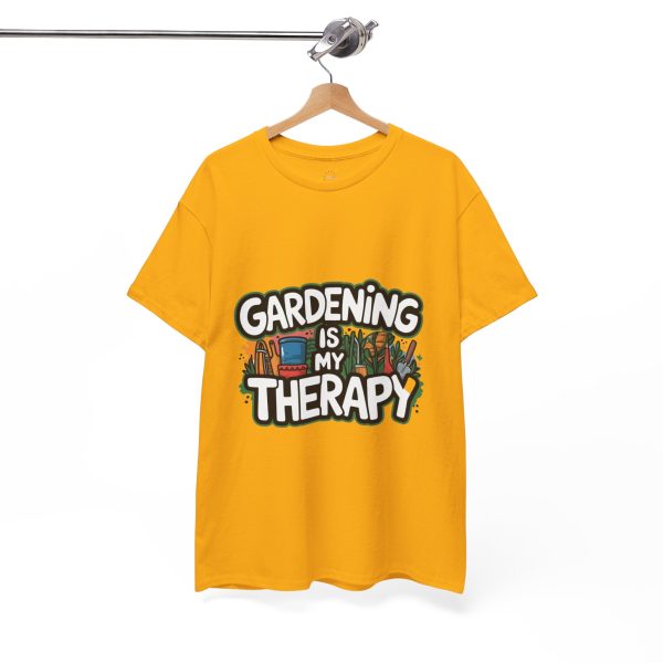 Gardening is My Therapy Unisex Heavy Cotton Tee - Perfect for Garden Lovers