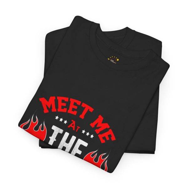 Gym Motivational Unisex Heavy Cotton Tee - 'Meet Me At The Gym'