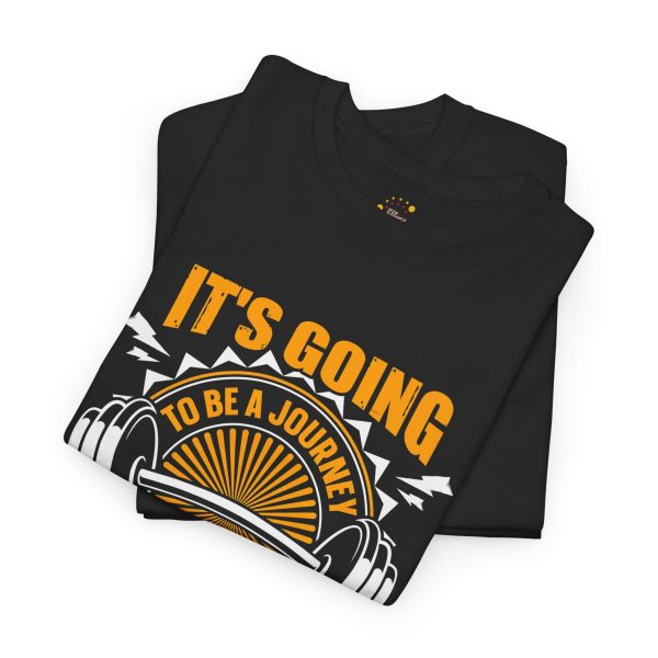Motivational Workout Tee - 'It's Going to be a Journey, Sprint to Get in Shape' - Unisex Heavy Cotton Motivational Workout Tee - 'It's Going to be a Journey, Sprint to Get in Shape' - Unisex Heavy Cotton