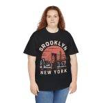Brooklyn New York Black Color T-Shirt For Unisex Heavy Cotton Tee