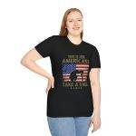 This is how Americans take a knee Black Color T-Shirt For Unisex Soft style T-Shirt