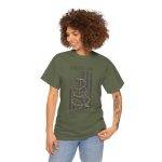 American Veteran Military Green Color T-Shirt For Unisex Heavy Cotton Tee