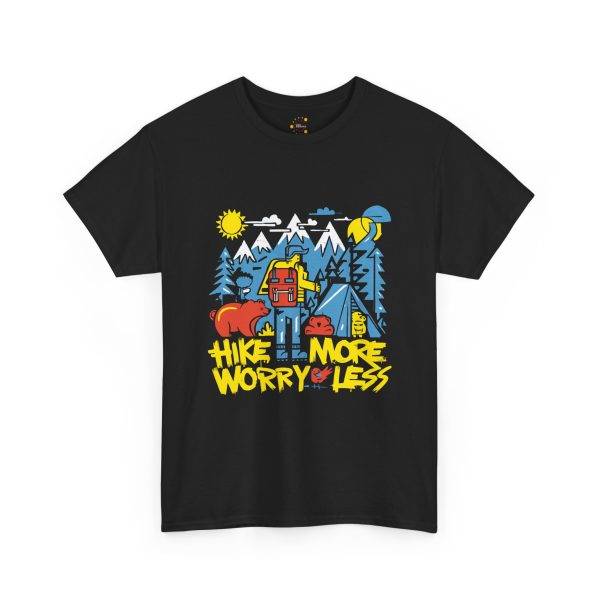 Hike More Worry Less Unisex Heavy Cotton Tee