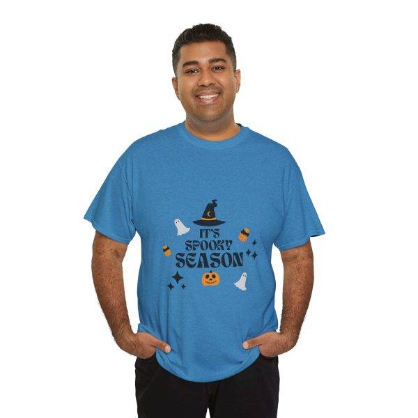 Halloween It's Spooky Season Blue Color T-Shirt For Unisex Heavy Cotton Tee