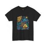 Hike More Worry Less Unisex Heavy Cotton Tee - Adventure Graphic T-Shirt