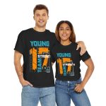 Young Strength Team 1917 Black Color T-Shirt For Unisex Heavy Cotton Tee