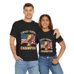 FANTASY FOOTBALL CHAMPION Black Color T-Shirt For Unisex Heavy Cotton Tee