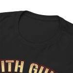 WITH GUNS WE ARE CITIZENS WITHOUT GUNS WE ARE SUBJECTS Black Color T-Shirt for Men Heavy Cotton Tee