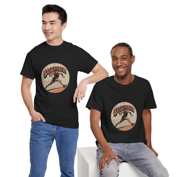 Vintage Basketball Unisex Heavy Cotton Tee - Perfect for Sports Fans