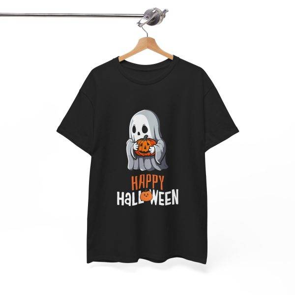 Happy Halloween Black Color T-Shirt For Unisex Heavy Cotton Tee