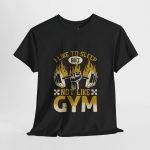 Funny Gym Lover Unisex Heavy Cotton Tee - "I Like to Sleep But Not Like Gym"