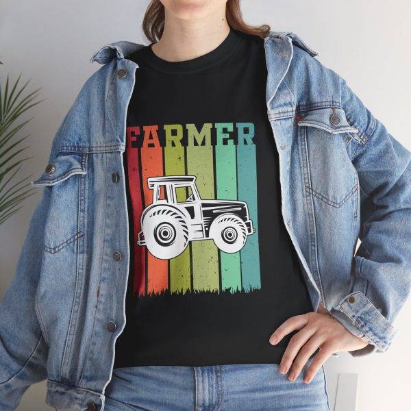 Vintage Farmer Graphic Unisex Heavy Cotton Tee