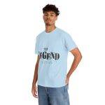The Legend Blue Color T-Shirt For Unisex Heavy Cotton Tee