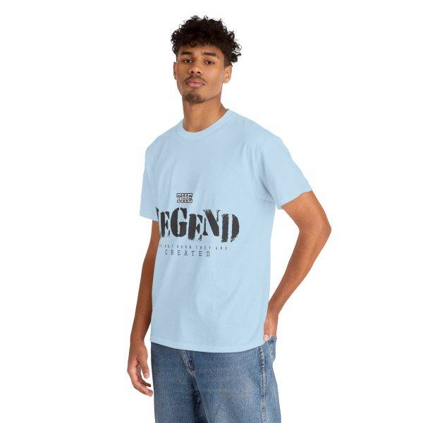 The Legend Blue Color T-Shirt For Unisex Heavy Cotton Tee