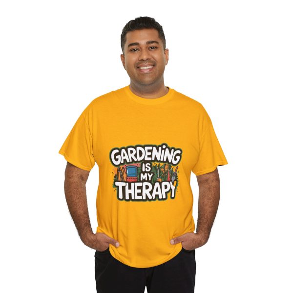 Gardening is My Therapy Unisex Heavy Cotton Tee - Perfect for Garden Lovers
