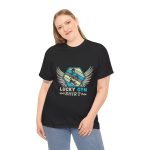 Lucky Gym Wings Unisex Heavy Cotton Tee - Workout & Fitness Apparel