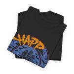 Happ Halloween Black Color T-Shirt For Unisex Heavy Cotton Tee Happ Halloween Black Color T-Shirt For Unisex Heavy Cotton Tee