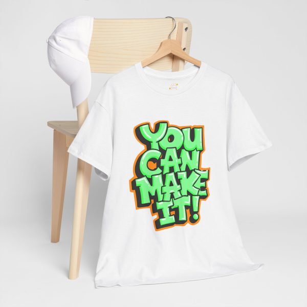 You can make it typography White Color Tshirt For Unisex Heavy Cotton Tee