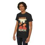 Summer Beach Unisex Heavy Cotton Tee - Relaxed Fit, Tropical Vibe, Perfect for Vacation