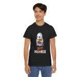 Happy Halloween Black Color T-Shirt For Unisex Heavy Cotton Tee