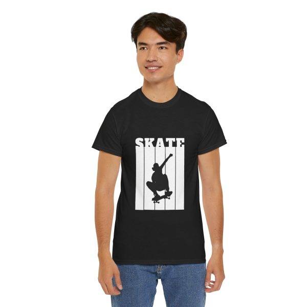 Skate Black Color T-Shirt For Unisex Tee