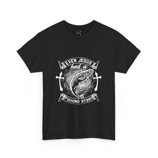 Jesus Fishing Story Unisex Heavy Cotton Tee