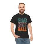 Vintage Basketball Unisex Heavy Cotton Tee - Sporty Graphic T-Shirt for Fans