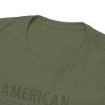 American Veteran Military Green Color T-Shirt For Unisex Heavy Cotton Tee