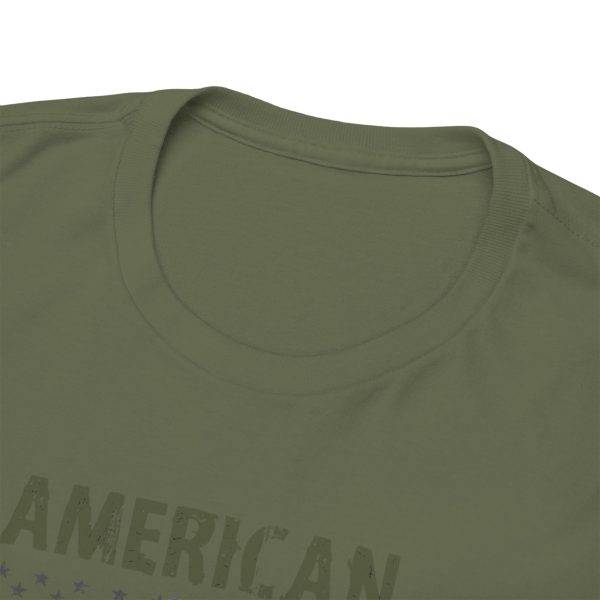 American Veteran Military Green Color T-Shirt For Unisex Heavy Cotton Tee