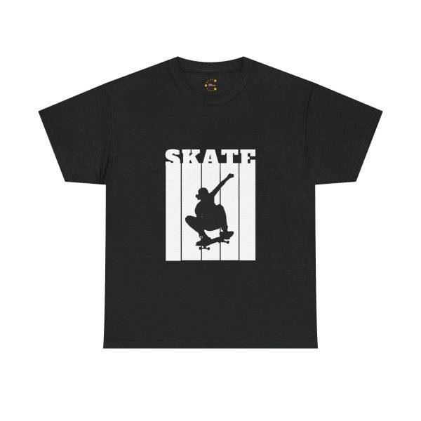 Skate Black Color T-Shirt For Unisex Tee
