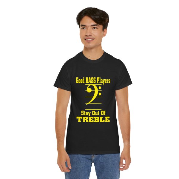 Good Bass Players T-Shirt For Men Heavy Cotton Tee