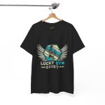 Lucky Gym Wings Unisex Heavy Cotton Tee - Workout & Fitness Apparel