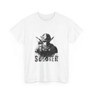Soldier White Color T-Shirt For Men