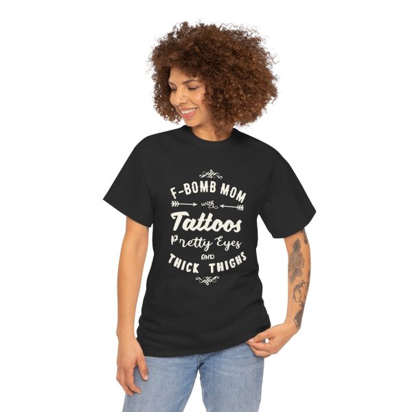Mother F-Bomb Black Color T-Shirt For Mom Unisex Heavy Cotton Tee
