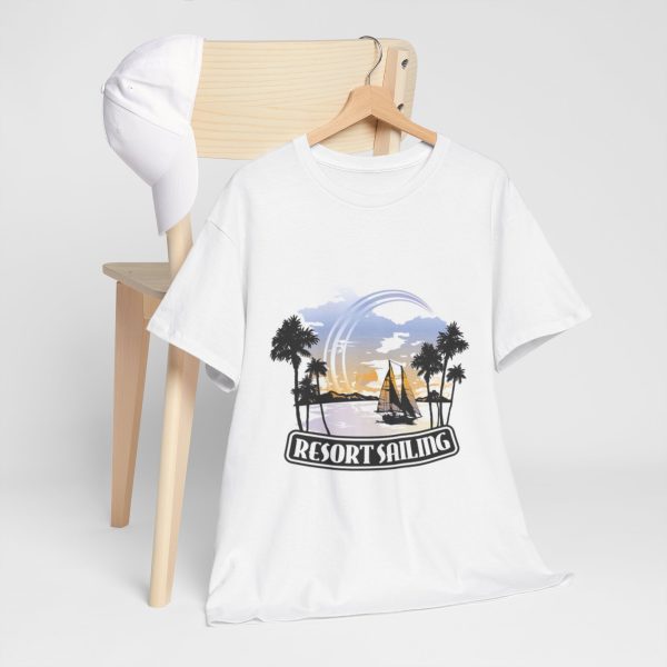 Resort sailing T-shirt design for unisex