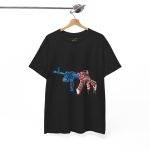 Patriotic Gun USA Flag Graphic Unisex Heavy Cotton Tee Patriotic Gun USA Flag Graphic Unisex Heavy Cotton Tee