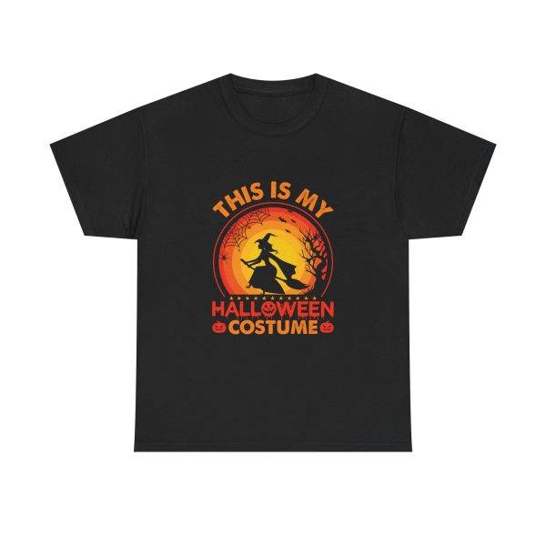 THIS IS MY HALLOWEEN COSTUME Black Color T-Shirt For Unisex Heavy Cotton Tee