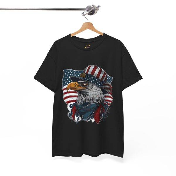 America's Falcon Black Color T-Shirt For Unisex Heavy Cotton Tee