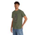 American Veteran Military Green Color T-Shirt For Unisex Heavy Cotton Tee